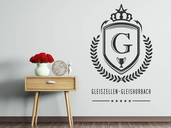 Wandtattoo Gleiszellen-Gleishorbach Wappen