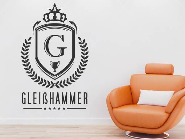 Wandtattoo Gleißhammer Wappen