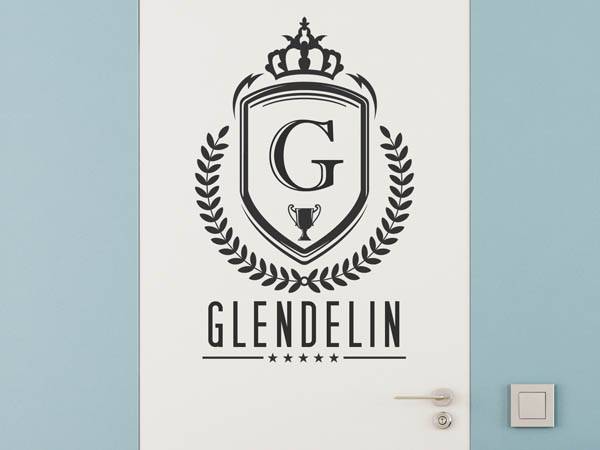 Wandtattoo Glendelin Wappen