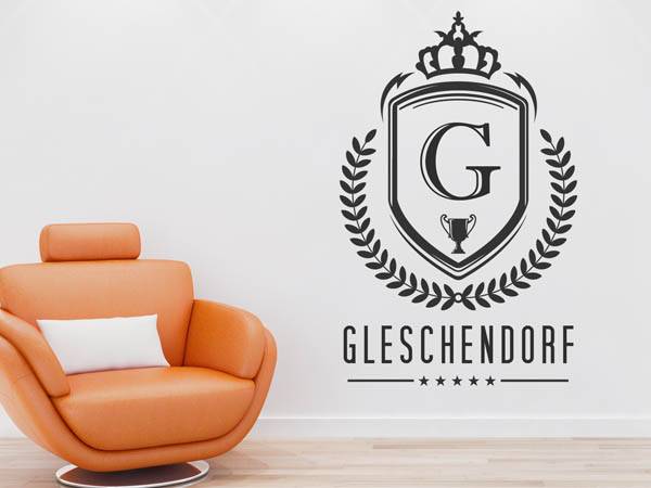 Wandtattoo Gleschendorf Wappen