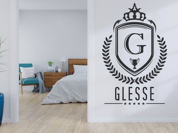 Wandtattoo Glesse Wappen