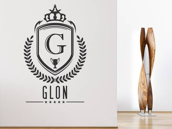 Wandtattoo Glon Wappen
