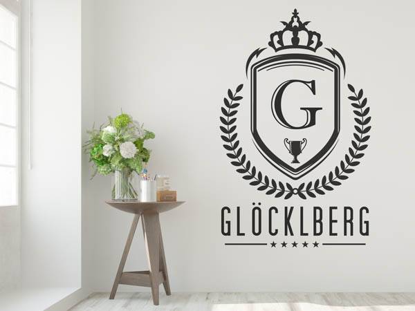 Wandtattoo Glöcklberg Wappen