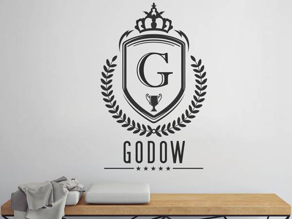 Wandtattoo Godow Wappen