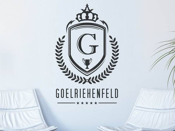 Wandtattoo Goelriehenfeld Wappen