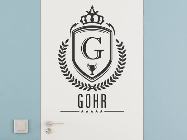 Wandtattoo Gohr Wappen