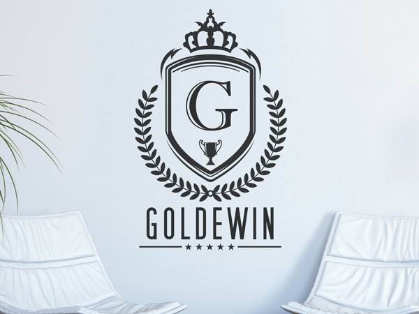 Wandtattoo Goldewin Wappen