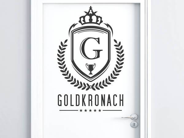 Wandtattoo Goldkronach Wappen