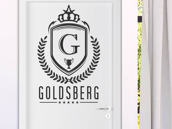 Wandtattoo Goldsberg Wappen