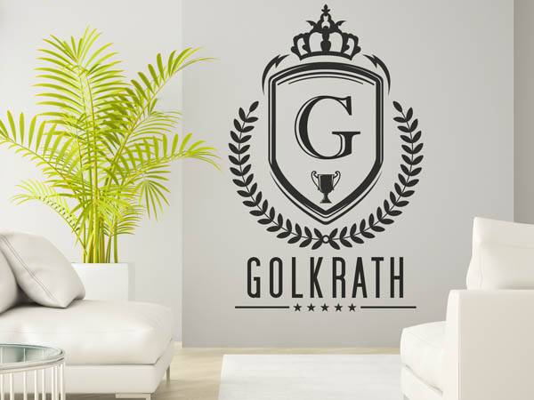 Wandtattoo Golkrath Wappen