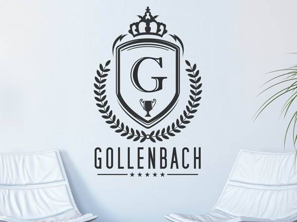 Wandtattoo Gollenbach Wappen