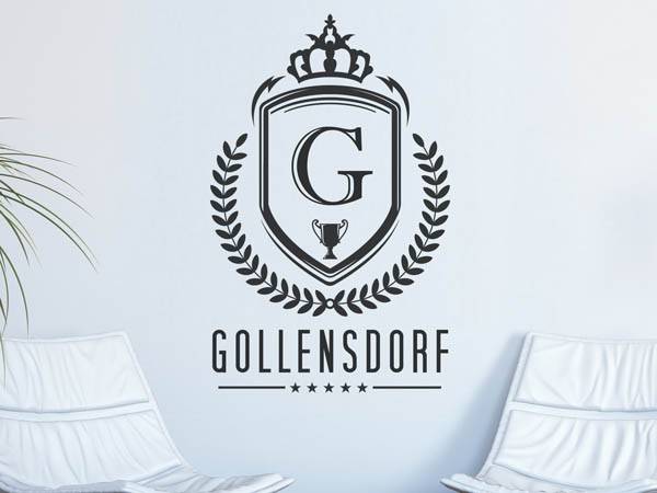 Wandtattoo Gollensdorf Wappen