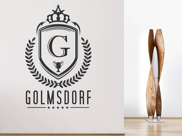 Wandtattoo Golmsdorf Wappen