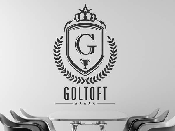Wandtattoo Goltoft Wappen