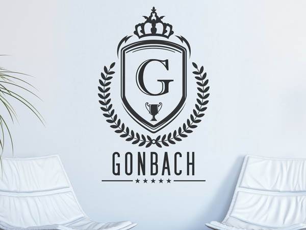 Wandtattoo Gonbach Wappen