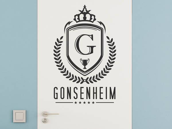 Wandtattoo Gonsenheim Wappen