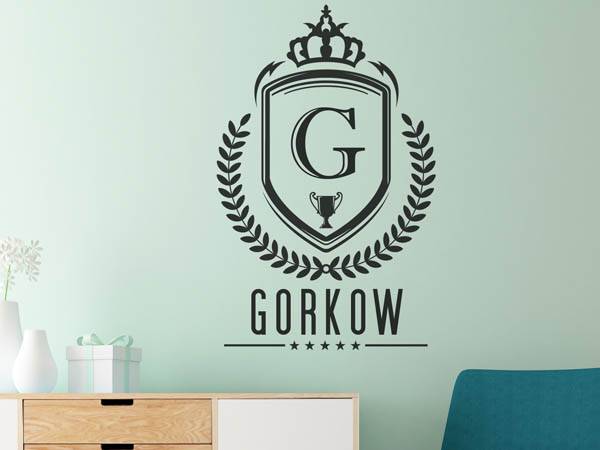 Wandtattoo Gorkow Wappen