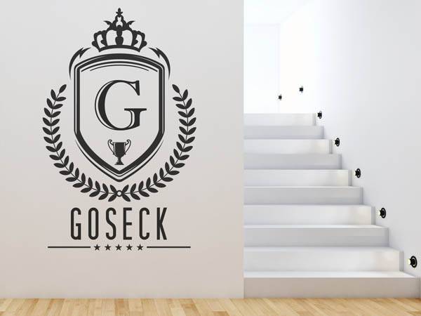 Wandtattoo Goseck Wappen
