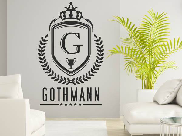 Wandtattoo Gothmann Wappen