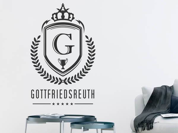 Wandtattoo Gottfriedsreuth Wappen