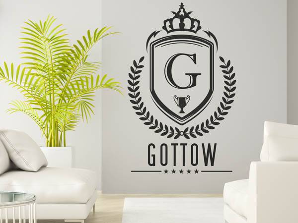 Wandtattoo Gottow Wappen