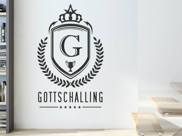 Wandtattoo Gottschalling Wappen