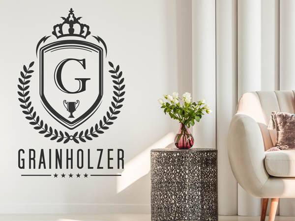 Wandtattoo Grainholzer Wappen