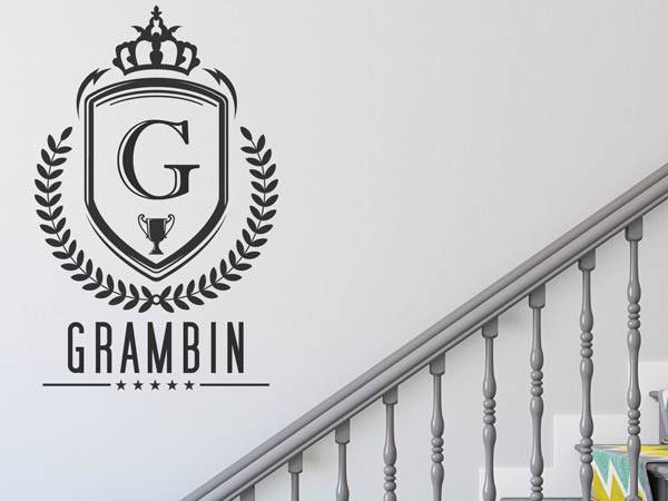 Wandtattoo Grambin Wappen