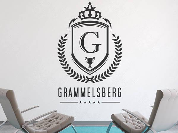 Wandtattoo Grammelsberg Wappen