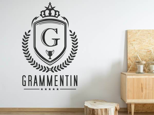 Wandtattoo Grammentin Wappen