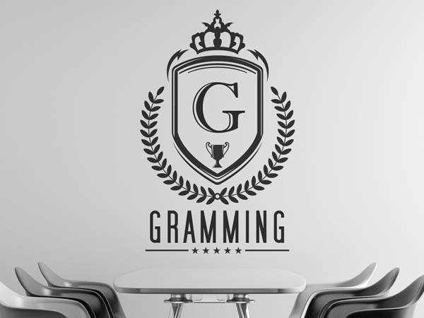 Wandtattoo Gramming Wappen