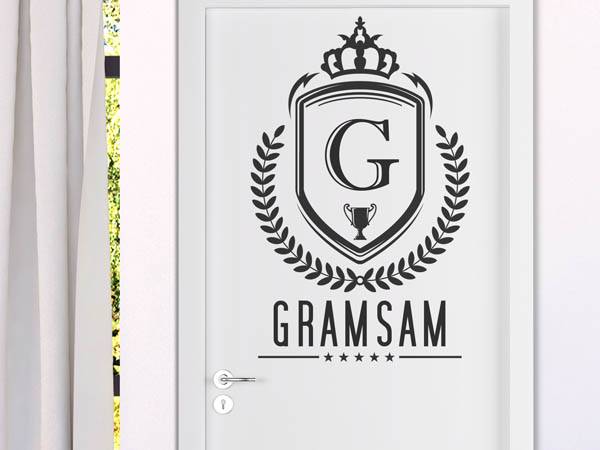 Wandtattoo Gramsam Wappen