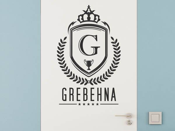 Wandtattoo Grebehna Wappen