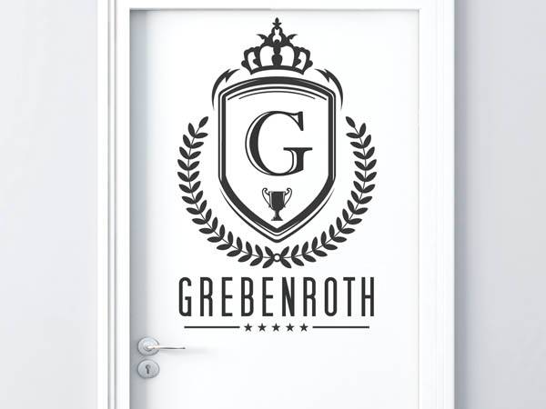 Wandtattoo Grebenroth Wappen