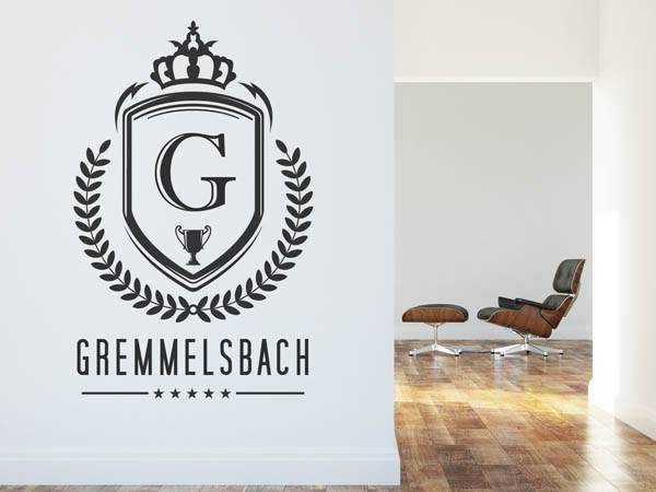 Wandtattoo Gremmelsbach Wappen