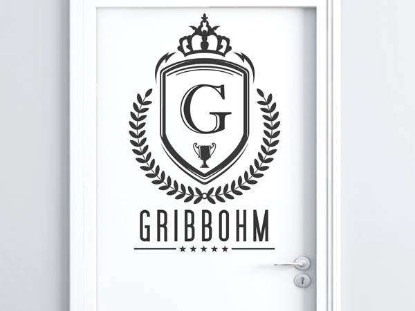 Wandtattoo Gribbohm Wappen