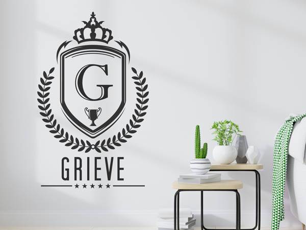 Wandtattoo Grieve Wappen