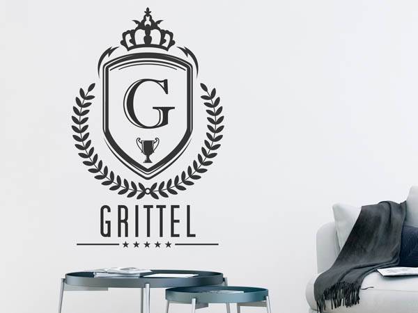 Wandtattoo Grittel Wappen