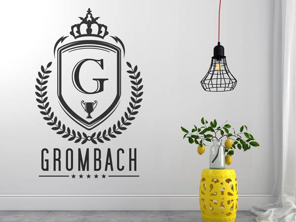 Wandtattoo Grombach Wappen