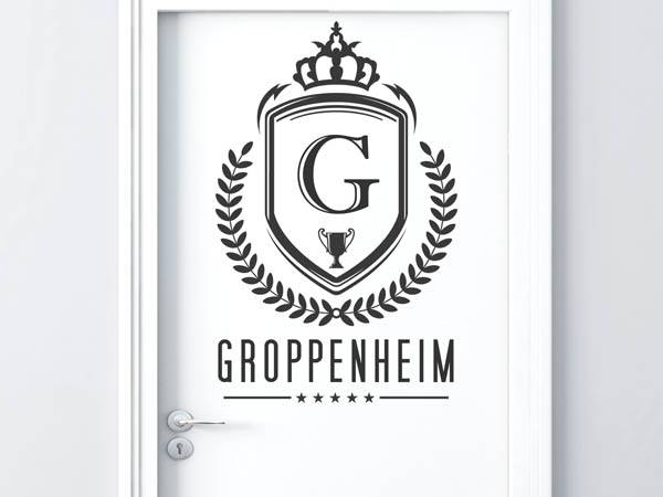 Wandtattoo Groppenheim Wappen