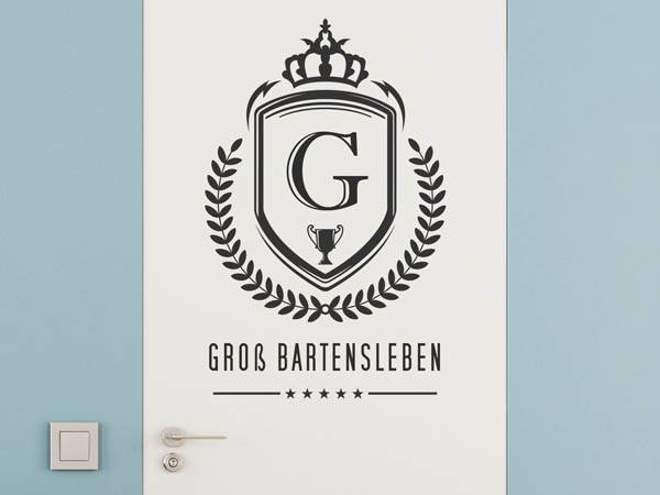 Wandtattoo Groß Bartensleben Wappen