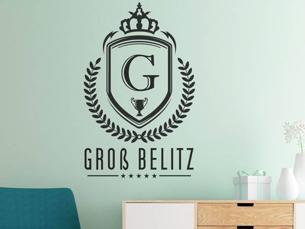 Wandtattoo Groß Belitz Wappen