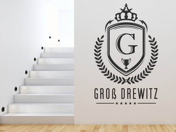 Wandtattoo Groß Drewitz Wappen