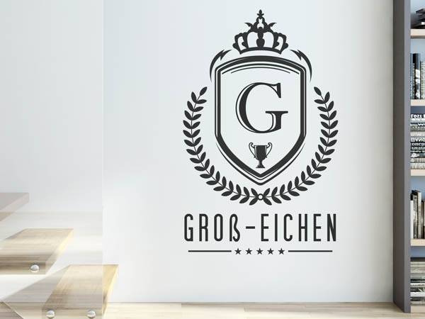 Wandtattoo Groß-Eichen Wappen