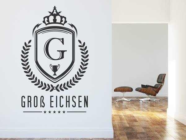 Wandtattoo Groß Eichsen Wappen
