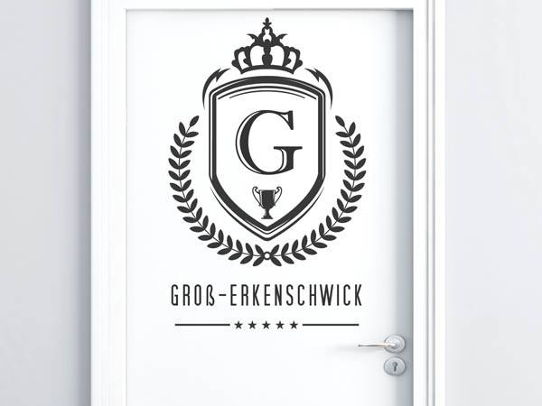 Wandtattoo Groß-Erkenschwick Wappen