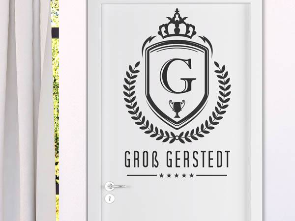 Wandtattoo Groß Gerstedt Wappen
