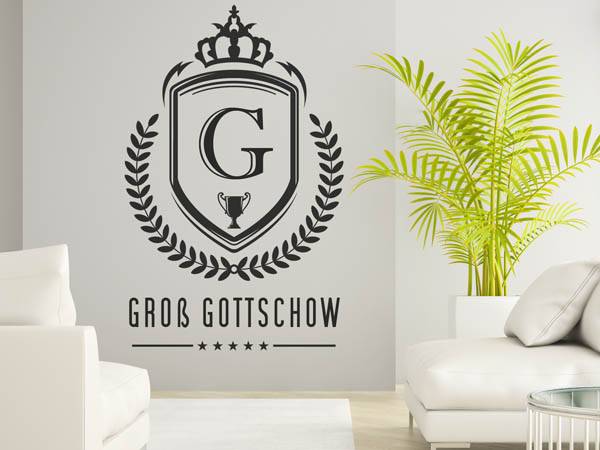 Wandtattoo Groß Gottschow Wappen