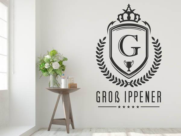 Wandtattoo Groß Ippener Wappen