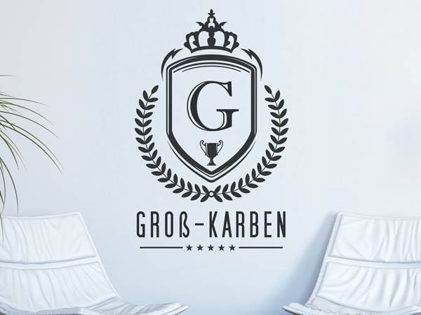 Wandtattoo Groß-Karben Wappen